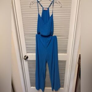 Blush blue jumpsuit Small